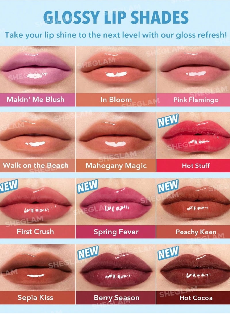 شيجلام Pout-Perfect Shine Lip Plumper-Sepia Ki** - Image 4