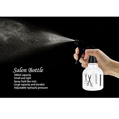 Iktu 250ml Plastic Haircut Mist Sprayer Water Spray Bottle for Flowers, Barber, Hairdressing Salon Tool (Pack of 2) - Image 5