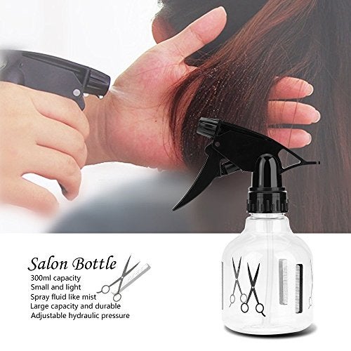 Iktu 250ml Plastic Haircut Mist Sprayer Water Spray Bottle for Flowers, Barber, Hairdressing Salon Tool (Pack of 2) - Image 4