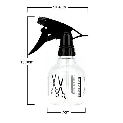 Iktu 250ml Plastic Haircut Mist Sprayer Water Spray Bottle for Flowers, Barber, Hairdressing Salon Tool (Pack of 2) - Image 2