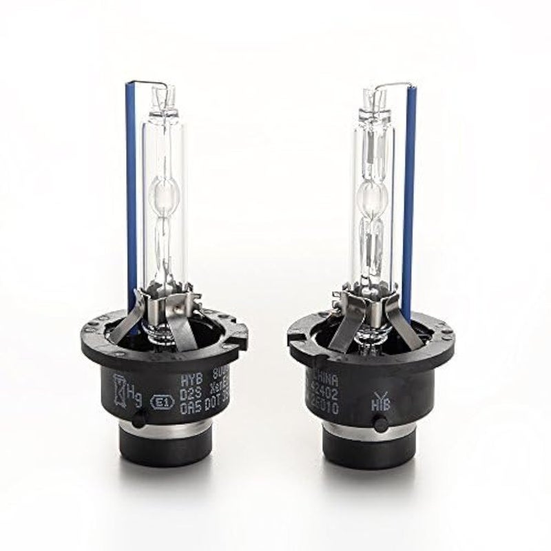 HYB D2S HID Bulbs 8000K 20000LM Diamond White Xenon Replacement D2S HID Headlight Bulb Low Beam 66240 85122UB 66040 Car Headlamps IP68 Waterproof Design Pack of 2