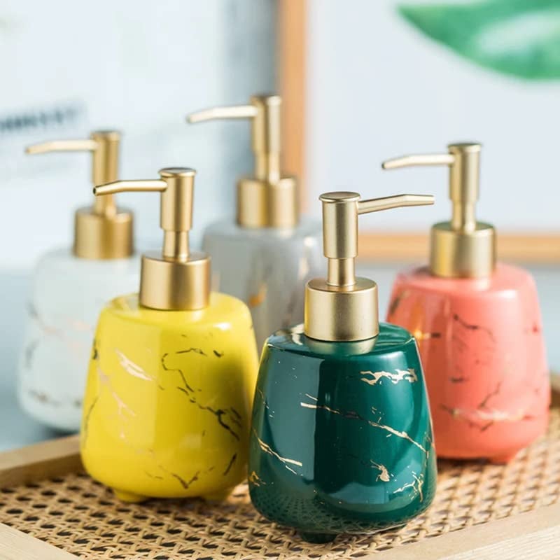 Whizzo Durable Handwash Bottle for Wash Basin Soap Dispenser for Kitchen Shampoo Dispenser for Bathroom Handwash Soap Dispenser Pump Bathroom Accessories Peach 300ML 153 - Image 2
