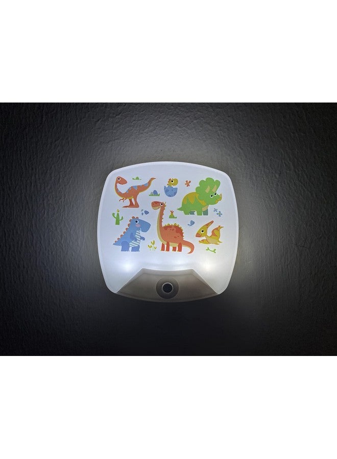 Omeet 2 Pack - Cartoon Dinosaur LED Plug-in Night Light for Kids - Wall Lamp Take Good Care Children Sleep Light Sensor Auto Controlled Nightlights for Baby Nursing B - Image 5