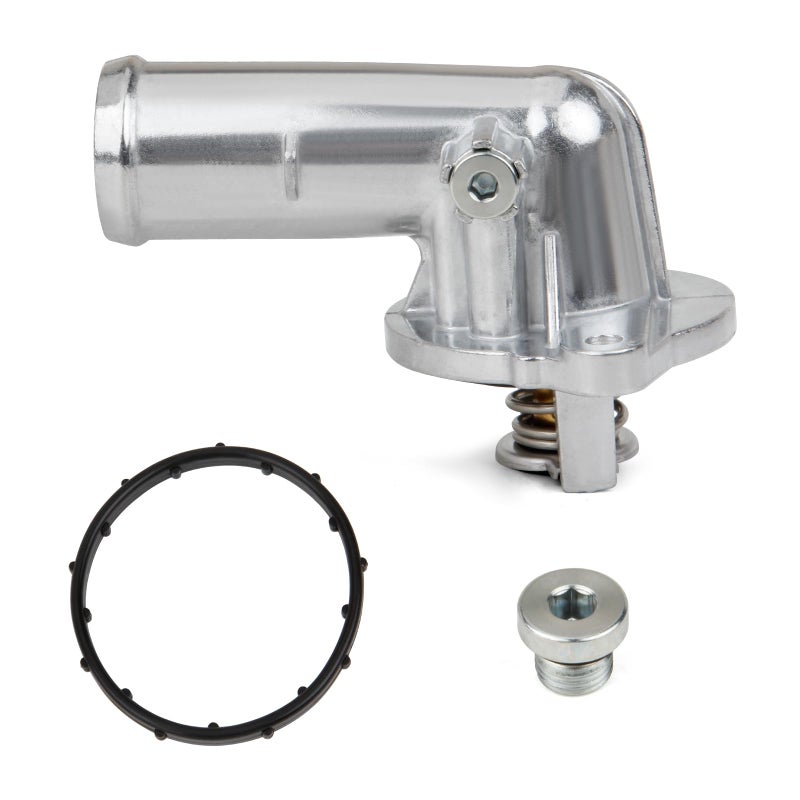 MITZONE Upgrade Aluminium Thermostat Housing Assembly Compatible with Dodge Durango Grand Cherokee 20112015 Wrangler JK 20122018 Replace 902852 5184651AG 5184651AH