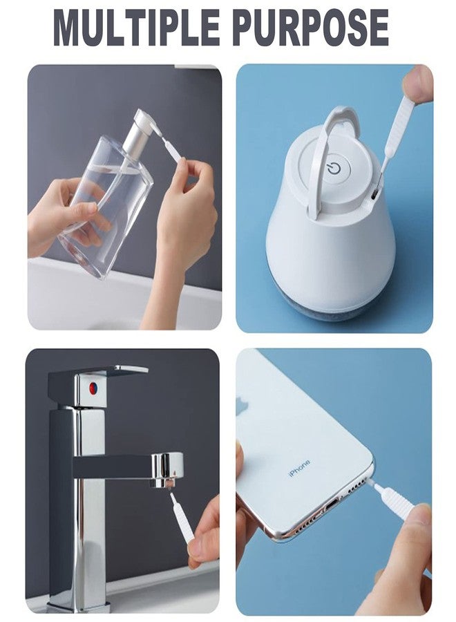 MADHYA Shower Head Cleaning Brush for Small Hole, Multifunctional Shower Head Cleaner Tool Anti-Clogging Nozzle, Showerhead Cleaning Brushes Picks for Pore Gap Household Bathroom, White, Pack of 30 - Image 2