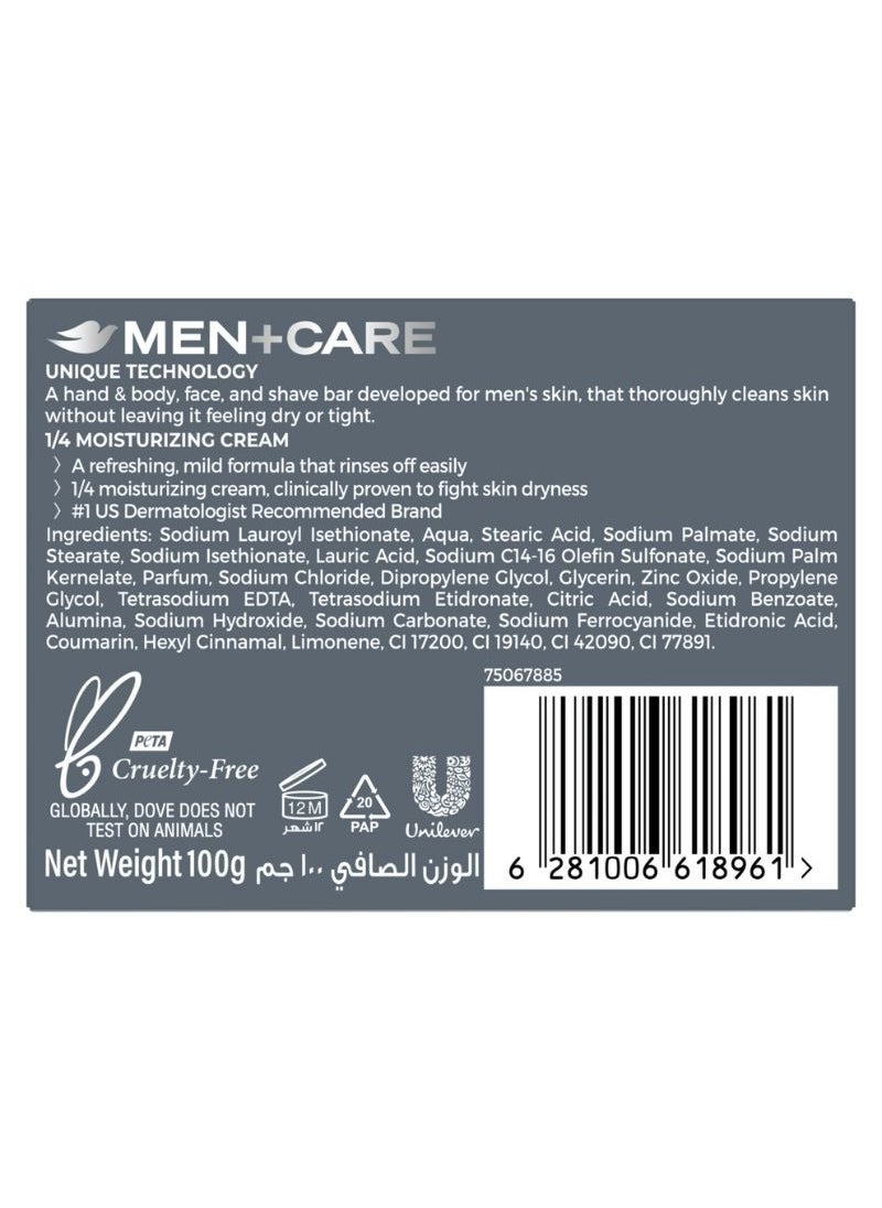 دوف من+كير قالب التنظيف كلين كومفورت 3 في 1 مع كريم مرطب 100جم  - Image 2