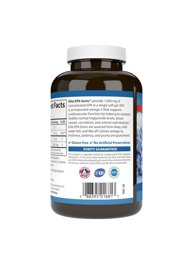 Carlson Epa Gems, 120 Softgels - Image 3