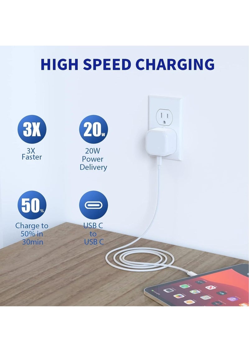 Apple 20W USB-C Power Adapter for iPhone 13 Series & iPad Pro - White - Image 2