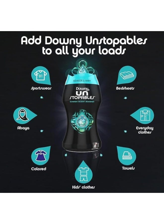 Downy Unstopables In-Wash Scent Booster Beads - Fresh Scent (162g x Pack of 4) - Image 4
