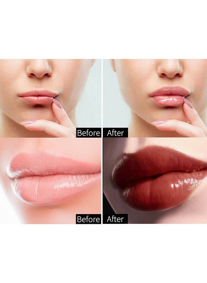 JOVIALITY Fat Perks Plump Lips Oil, Hydrating Tinted Lips Oil Gloss, Smooth Glossy Finish Lips Glow Oil, Moisturizing And Nourishing Shiny And Vegan Big Brush Head Lips Oil, Non-Sticky Formula - Image 3
