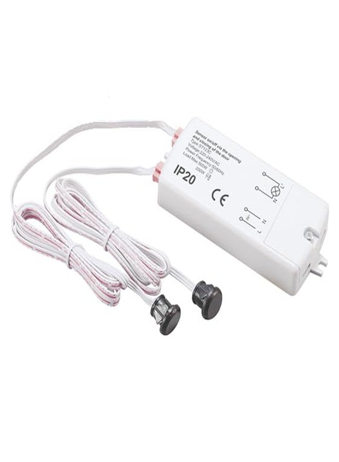 MAXWELL Plastic Double Door AC Wardrobe Sensor Door On Lights ON,Door Off Lights Off - Image 1