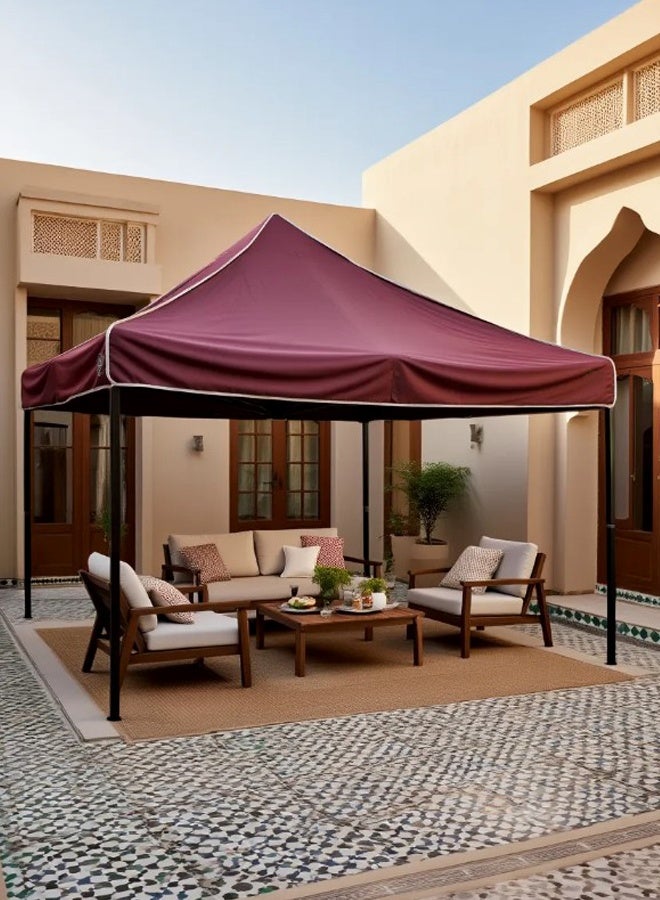 Portable Foldable Waterproof Gazebo Canopy Tent 3x3 - Image 2