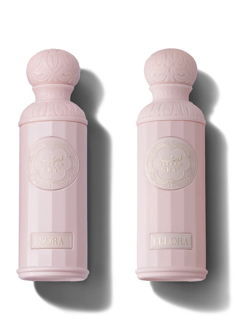 قصة ليجند أوف ذا سكاي فور هير سِت – 2×90مل عطور (إلورا وسورا) - Image 2