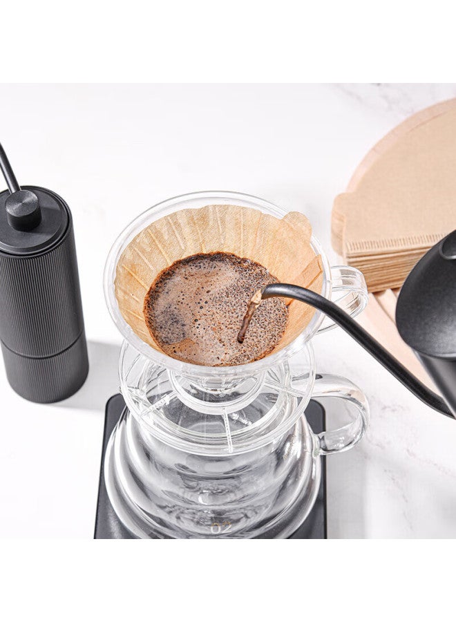 Cliton Electric Coffee Grinder Hand Crank Coffee Bean Grinder Manual Coffee Maker Filter Cup Hand Drip Kettle Coffee Scale Set - Image 4