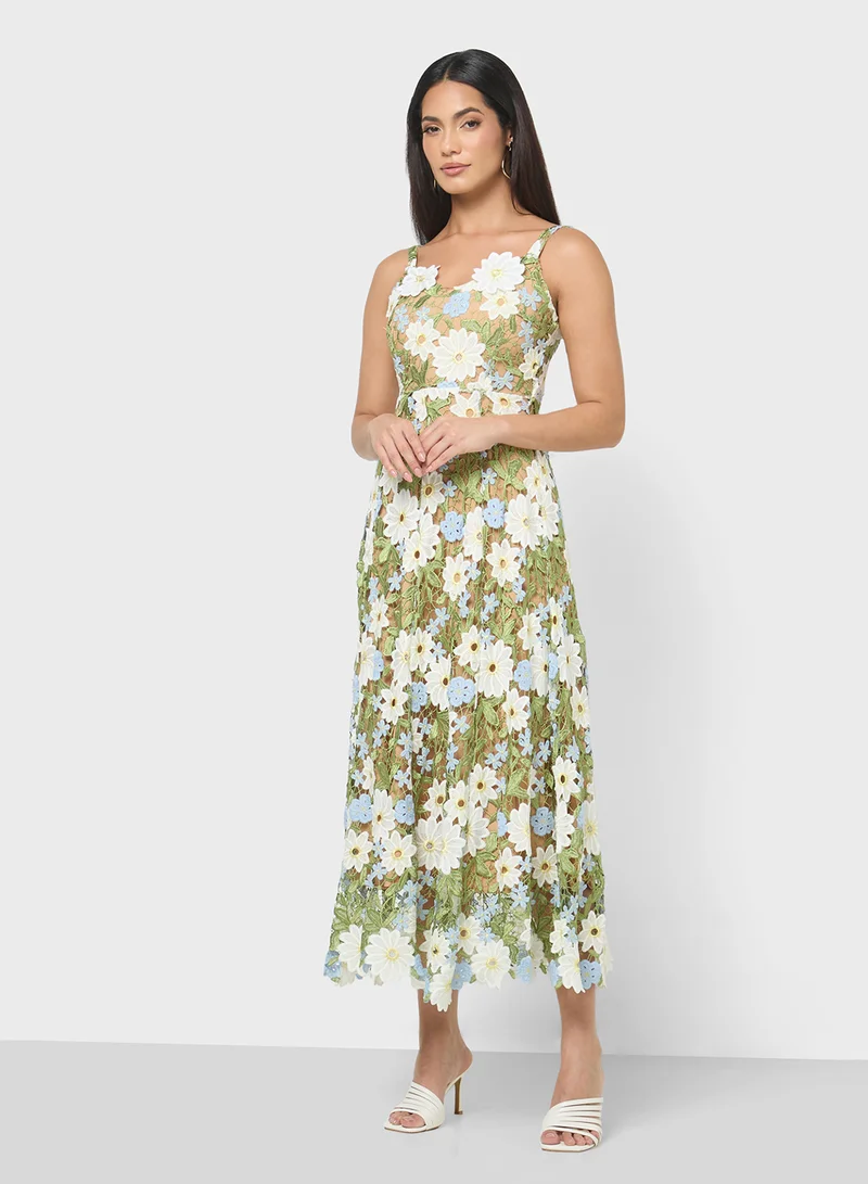 Ella Limited Edition 3D Floral Dress