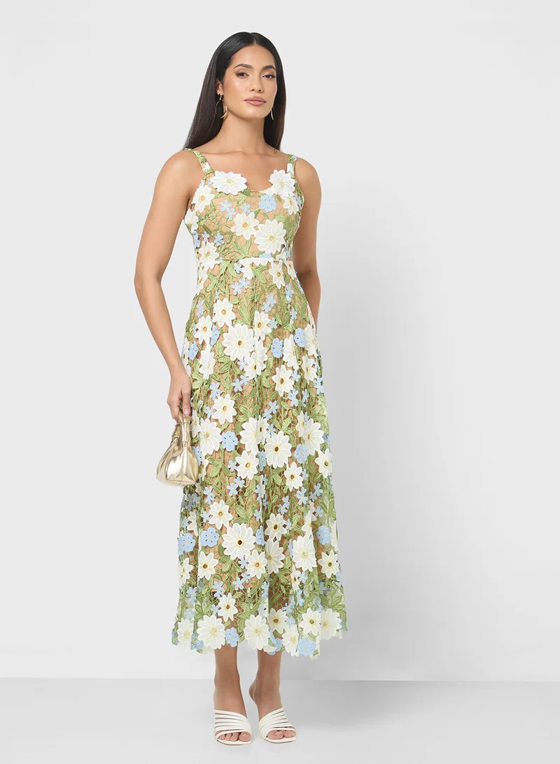 Ella Limited Edition 3D Floral Dress