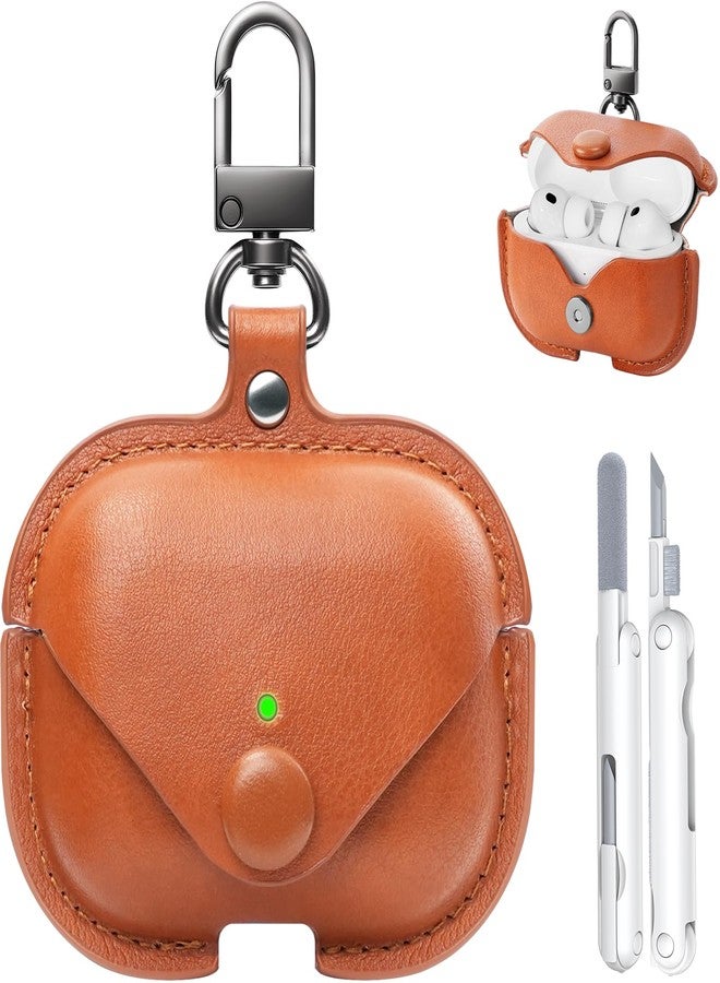 TNSNK Leather case for airpods pro 3 (Brown) - Image 1