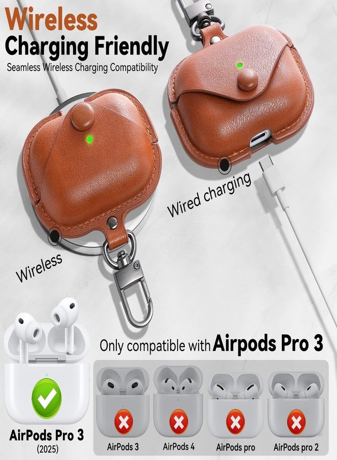 TNSNK Leather case for airpods pro 3 (Brown) - Image 5
