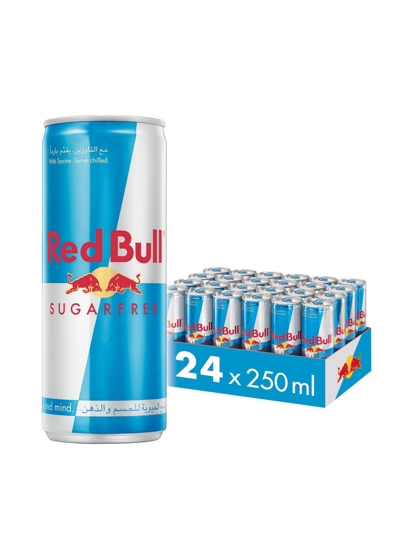 Red Bull Energy Drink, Sugar Free 24 x 250ml - Image 1