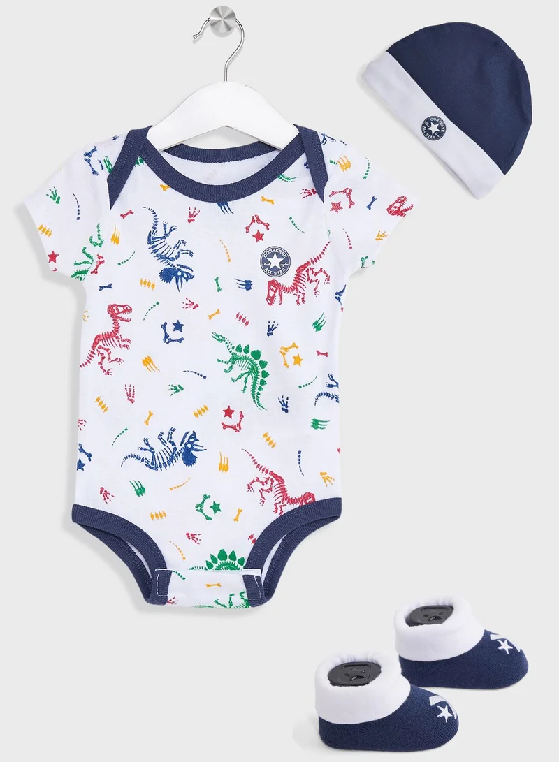 CONVERSE Youth 3 Piece Dinos Set