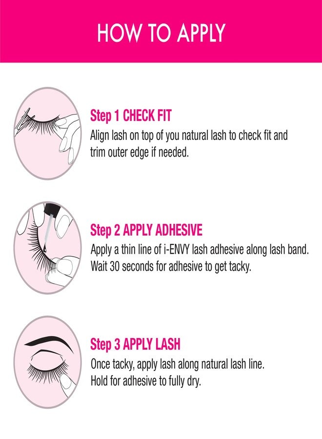 i.Envy i-ENVY 5 Pairs Demi Wispies False Lashes (1 Pack), Premium Quality 100% Human Hair, Fluffy Feathered Eyelashes With Volume & Curl, Natural Look, Lightweight, Comfortable, Reusable for Everyday Wear - Image 5