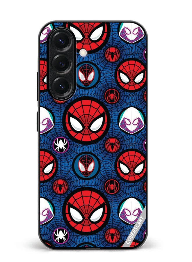 VR CREATIVE Protective Case Cover For Samsung Galaxy S25 Plus Spiderman Design Multicolour