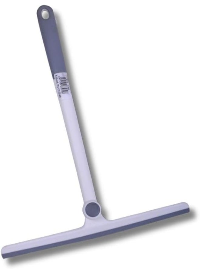 Emerald Glass Doors,10Inch Multi-Purpose Handheld Wiper with Durable Rubber Blad, Streak-Free Scraper for Windows, Mirrors,Tiles,Car Glass,Bathroom and Home Cleaning Tool 360 Degree Foldable Comfortable - Image 1