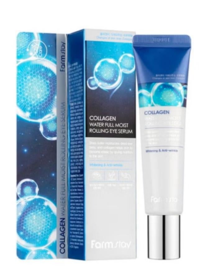 Farm Stay Collagen Full Moist Rolling Eye Serum 25ml - Image 2