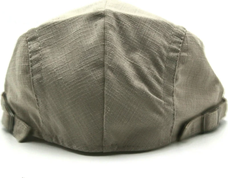 Accessory City Summer Buckled Men's Linen Cap Hat