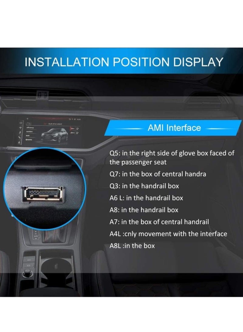 Bukela MDI AMI MMI Music Interface USB + Charger Aux Cable for Audi A6L A8L Q7 A3 A4L A5 A1, Haofy 3.5mm Audio & USB Socket AUX Adapter Cable/Adapter Scart-HDMI to Scart Cable  - Image 4