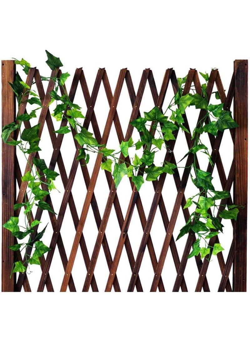 Generic - 2-Pack Artificial Hanging Greenery - Lush Green Leaf Rattan for Home Décor, Durable Simulation Plants for Indoor/Outdoor Use - Image 1