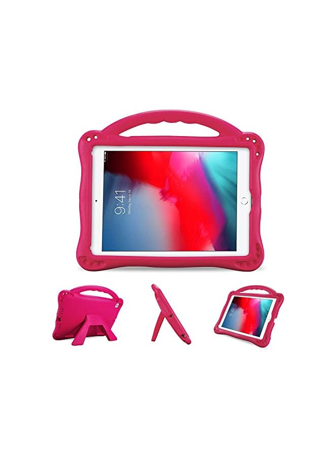Procases Kids Case for iPad 9.7 2018 2017 (6th 5th Gen) / iPad Pro 9.7 / iPad Air 2 / Air 1, Ultra Shockproof Lightweight Rugged Cover Protective Case with Handle Kickstand -Magenta - Image 2