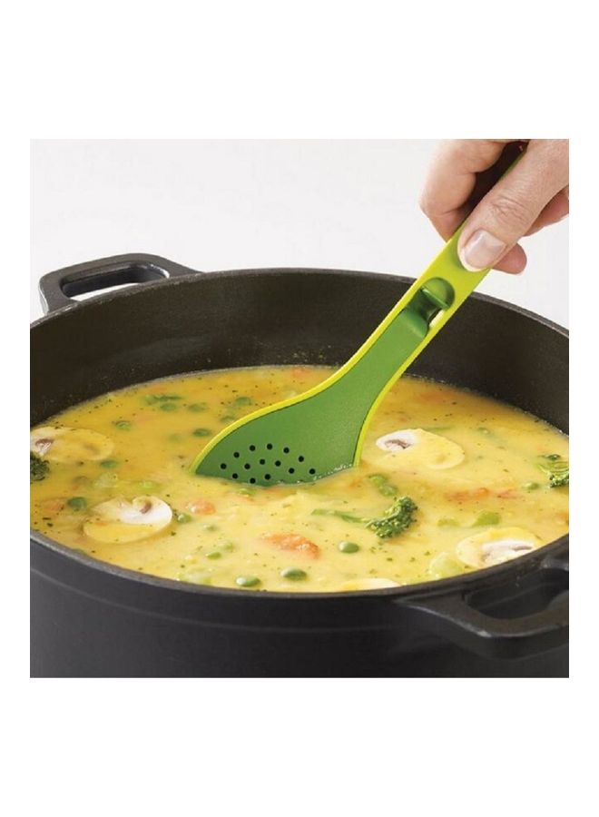 Plastic Flavour-Infusing Cooking Spoon Green  - Image 2