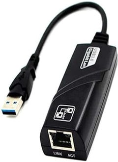 DIB DIB USB Network Adapter USB 3.0 to RJ45 10/100/1000 Gigabit Ethernet LAN Network Adapter for Windows 10/8.1/8/7/Vista, Mac OS, Linux, Chrome OS & More – Black 