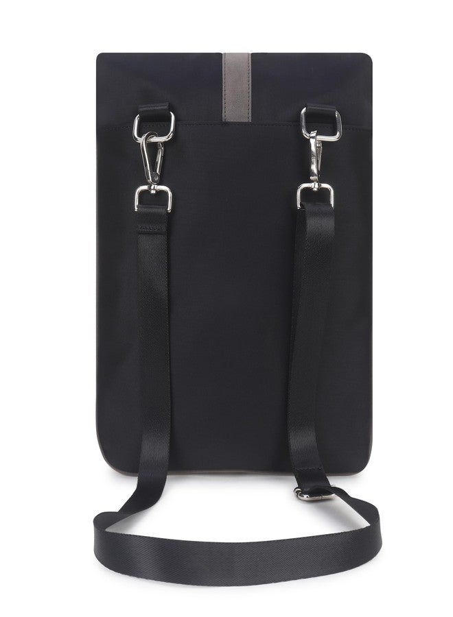 Walrus Maestro Series III Black Matte Fabric Sling Bag - Stylish Crossbody with Multiple Pockets- Sling Cross Body Travel Bag - Image 3