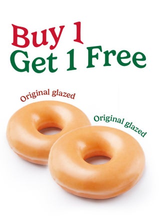 Original Glazed Doughnut Buy 1 Get 1 Free