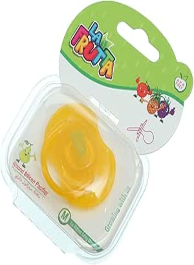 La Frutta La Frutta Silicone Teether With Cover, Yellow