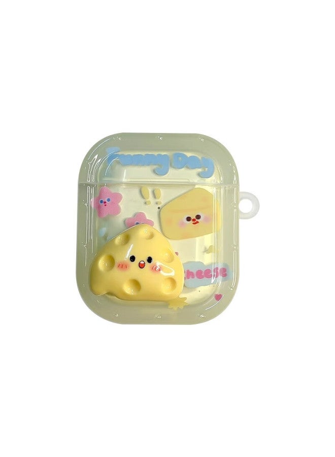 Beiyipin Cartoon Cheese Cheese Protective Case, Suitable For Airpods 4th Generation Apple Earphone Case - Image 2