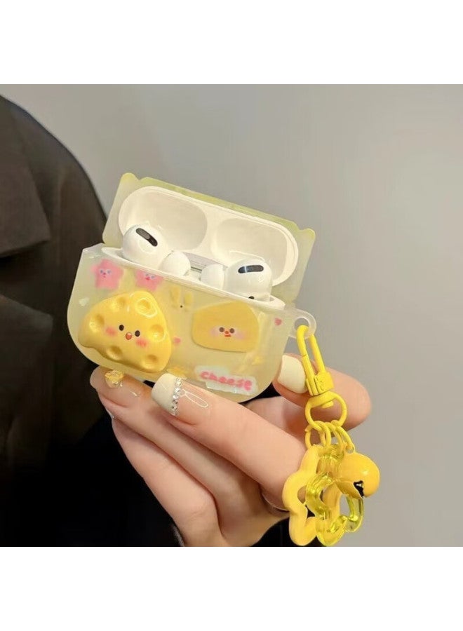Beiyipin Cartoon Cheese Cheese Protective Case, Suitable For Airpods 4th Generation Apple Earphone Case - Image 1