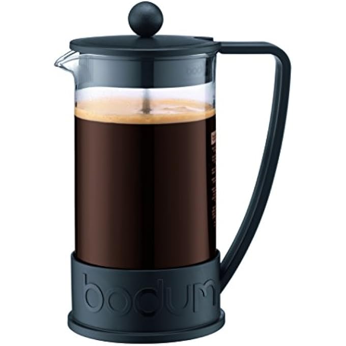 bodum Brazil French Press 1Liter 8Cup Coffee Maker 34Ounce Black 34 Ounce 1093801B - Image 1
