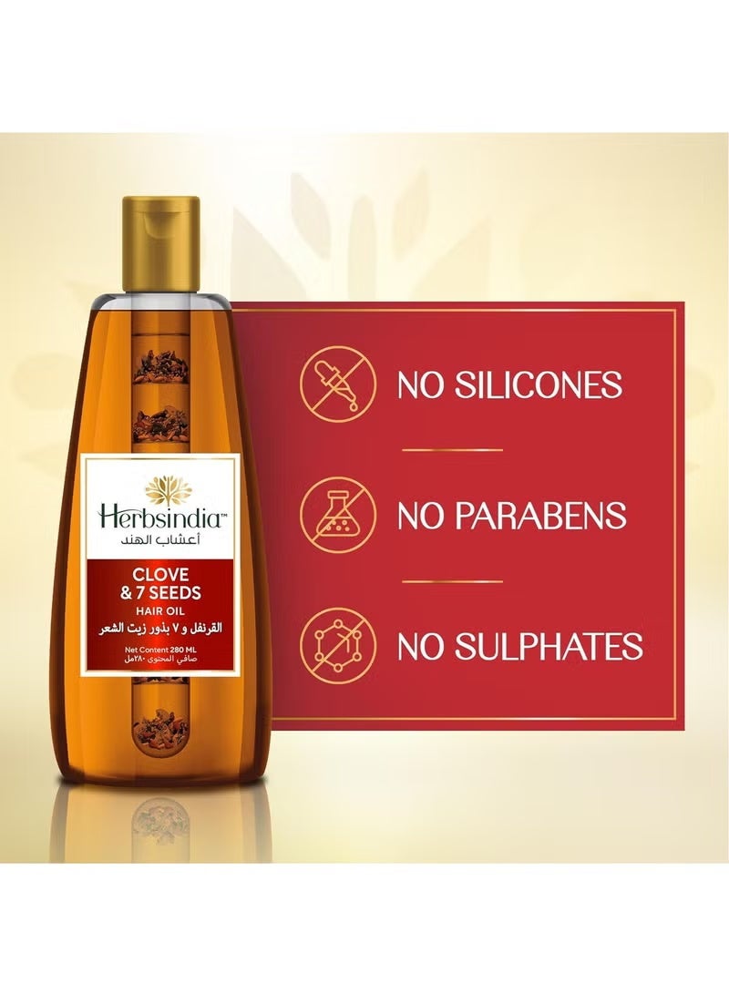 Herbsindia Clove& 7Seeds Hair Oil 180Ml - Image 5
