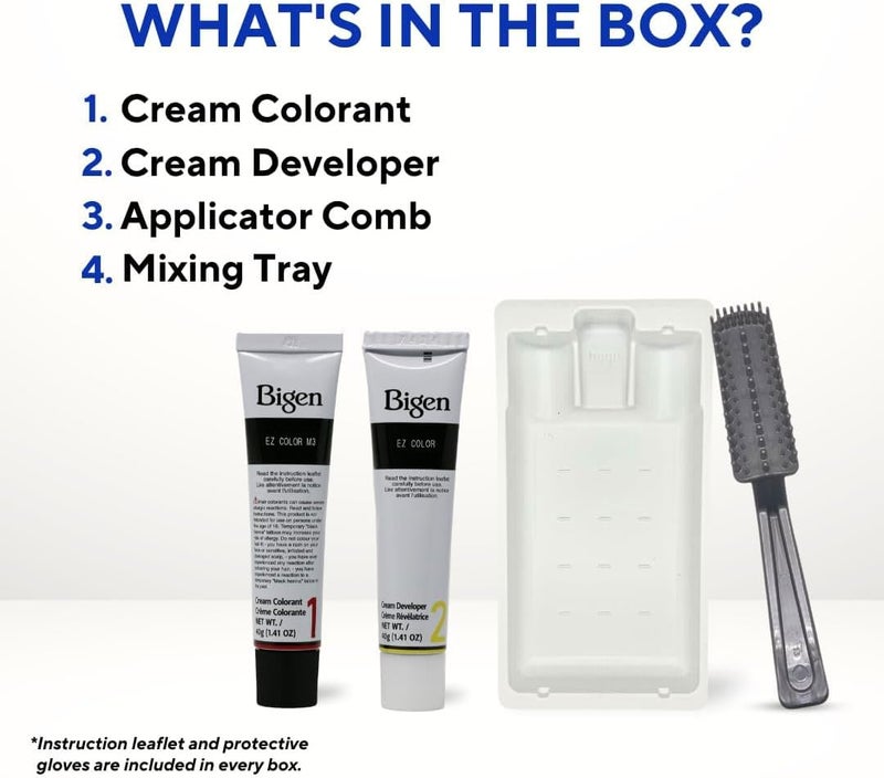 Bigen M4 EZ Color for Men - Dark Brown 3 Pack - Image 3