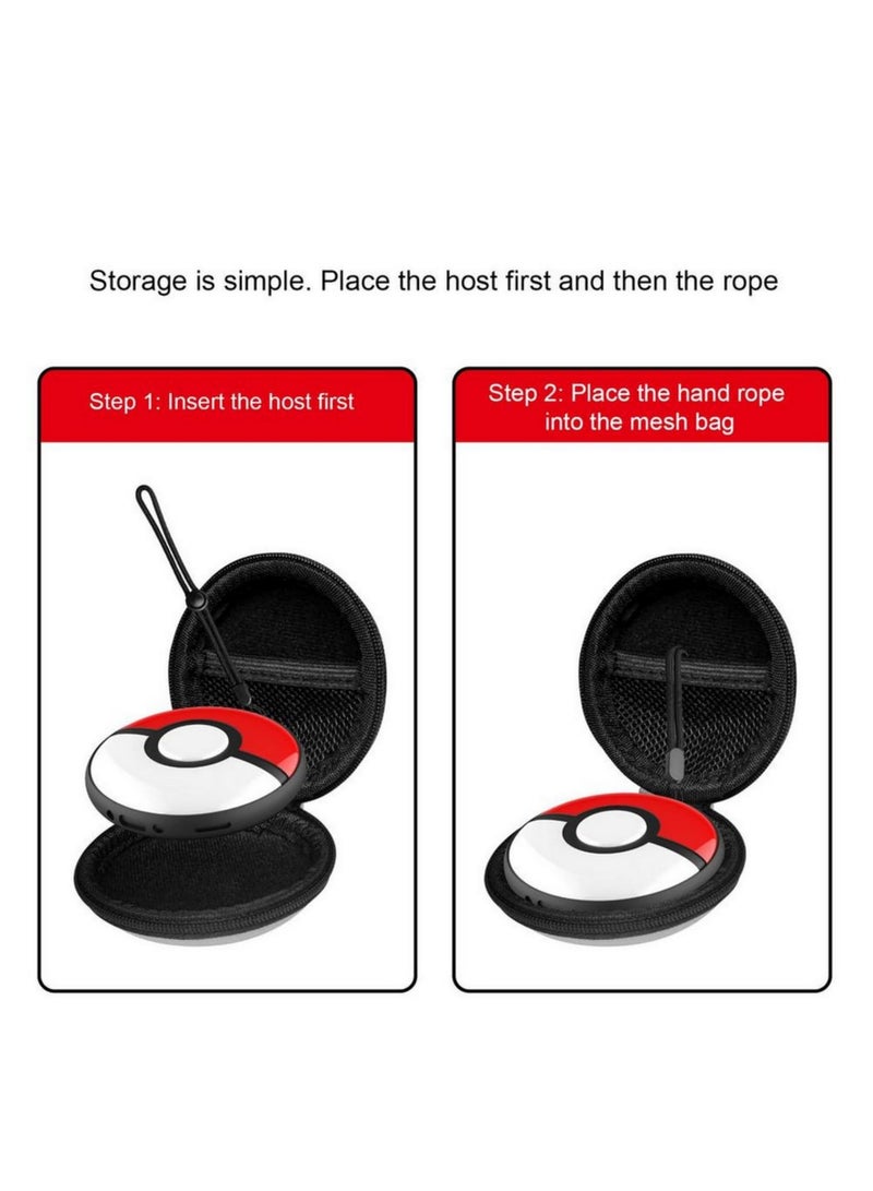 Carry Bag Compatible with Pokemon Go Plus Pokeballss EVA Zipper Storage Organizer Bag Shockproof Hard Shell Protective Case Game Accessories - Image 4