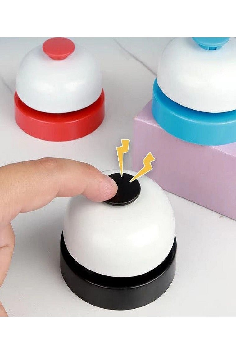 جرس خدمة يعمل بالضغط اليدوي، جرس الرد على مكتب الاستقبال، طاولة جرس للمطاعم (متعدد الألوان) - Image 1