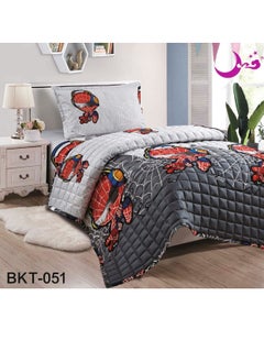Children's drawings compressed bedspread for one and a half people. Add a dose of vitality to your little ones' room decor by purchasing this beautiful bedspread.