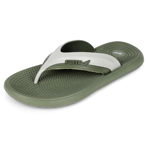 FLITE Men's Slides/Slipper/Sandals/Shoes/Daily Use Slipper (Pista, 10) - Image 1