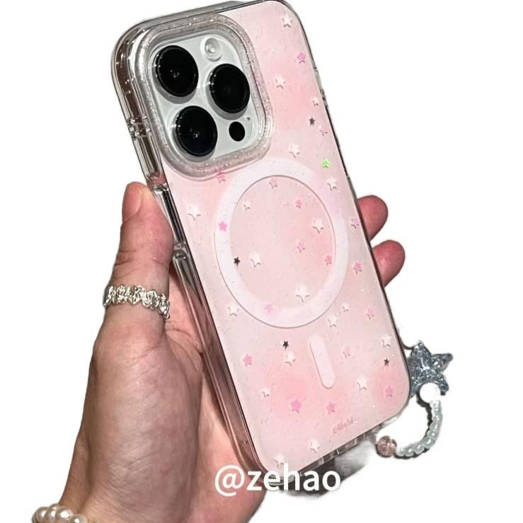 غطاء MagSafe | حماية من السقوط | Shell with Chain IMD | مقاوم للصدمات لـ iPhone 16 / 16 Plus / 16 Pro / 16 Pro Max - Image 5
