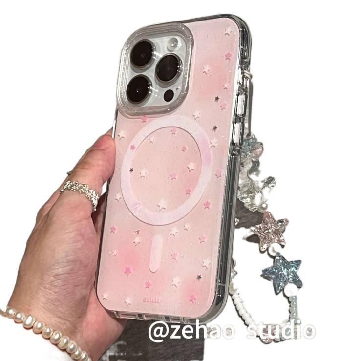 غطاء MagSafe | حماية من السقوط | Shell with Chain IMD | مقاوم للصدمات لـ iPhone 16 / 16 Plus / 16 Pro / 16 Pro Max - Image 4