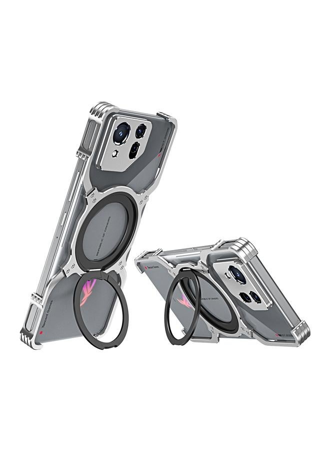 S-TOP Case For Asus ROG Phone 8 / 8 Pro Mechanical Arm Borderless MagSafe Holder Metal Phone Case - Image 1