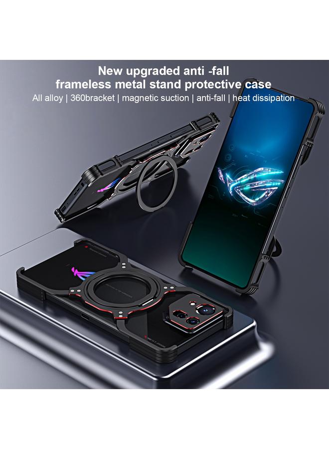 S-TOP Case For Asus ROG Phone 8 / 8 Pro Mechanical Arm Borderless MagSafe Holder Metal Phone Case - Image 5